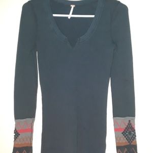 Free People Medium Thermal Shirt